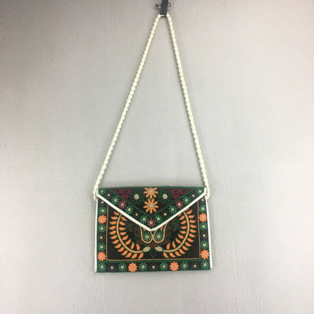 Vintage Indian Banjara Gypsy Bag Tribal Crossbody Sling Bag Embroidered Purse - Picture 2 of 16